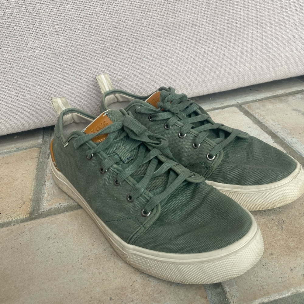 TOMS Men's Green Casual Shoes - Picture 3 of 7